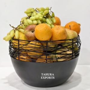 Nouveau élégant courbé artistique creux filaire corbeille de fruits élégant spacieux Premium Vintage délicat classique décoratif corbeille de fruits - Product Image 2