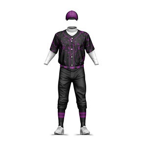 Uniforme de Béisbol Transpirable de Nuevo Diseño 2025, Uniforme de Béisbol al por Mayor, Traje de Béisbol Sublimado, Servicio OEM, Precio Económico - Product Image 1
