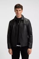 Nouvelles vestes en cuir tissé enduit pour homme en peau de mouton, coupe-vent, respirantes, à capuche, col montant, avec logo frontal, couleur personnalisable, prix bas