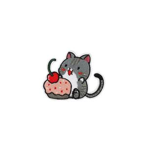 Twill Fabric Custom Logo Badges for Bags Clothing Best <b>Material</b> Made Heart Flower Sew-On Machine <b>Embroidery</b> Patches Hat Garment - Product Image 5