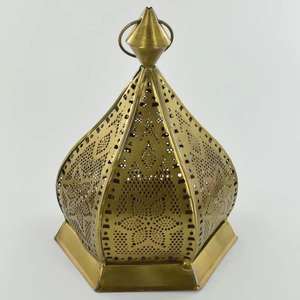 Nuevas linternas marroquíes en forma de cúpula hechas con Metal pesado para decoración del hogar, decoración de bodas, hoteles, artículos de decoración festiva - Product Image 5