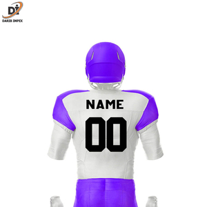 Uniforme de fútbol americano de fabricación profesional Uniforme de fútbol americano antiarrugas duradero para hombres - Product Image 5