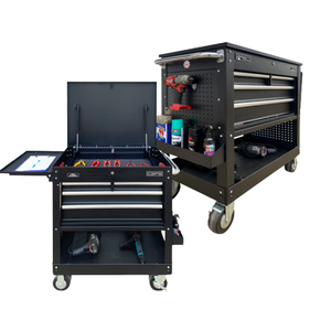 Carro utilitario CSPS 84Cm con 04 cajones Buen precio Carro de estación de trabajo de metal/acero Nuevo diseño con ruedas Soporte OEM Hecho en Vietnam - Product Image 6