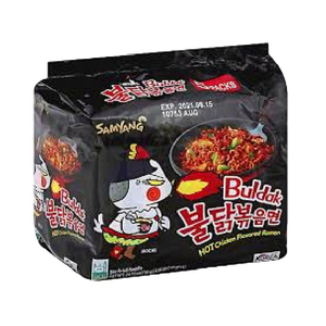 Samyang บะหมี่แห้ง buddak ถุงก๋วยเตี๋ยวไก่ร้อน140กรัม (แพ็ค5) - Product Image 4