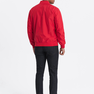 Blouson aviateur pour homme de luxe haut de gamme, toile fine, col montant, imprimé personnalisé sur le devant, streetwear pour l'hiver, prix bas - Product Image 4