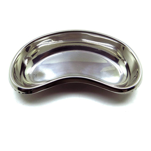 Medic Instrument Plato en forma de riñón de acero inoxidable con acabado suave Fuente de alimentación manual para un uso limpio y seguro - Product Image 1