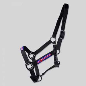 Licou de cheval en nylon et cuir de qualité supérieure-Accessoire équestre durable avec logo personnalisé et options de design | Rub International - Product Image 1