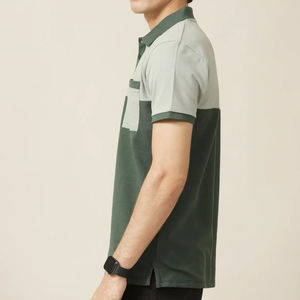 La mejor Fabricación de hombres de calidad superior sólido para Polo suave algodón poliéster transpirable estilo casual personalizable Plus - Product Image 5