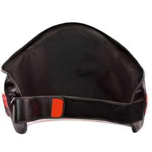 Protection abdominale en cuir PU personnalisée, rouge et noir contrastés, très vendue, durable, au meilleur prix, par AMAZING INDUSTRIES - Product Image 3