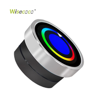 Wisecoco - Perilla HMI Programable con Pantalla LCD Circular de 1.52 Pulgadas (360*360), Interfaz Serial UART RS485 232, Panel de Visualización con Codificador