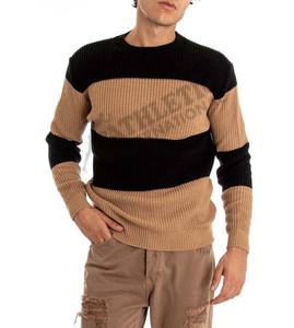 Vente chaude col rond hommes vêtements coton vierge vêtements de sport décontractés hommes chandails à manches longues respirant couleur unie de haute qualité - Product Image 1