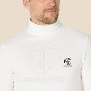 Soft Fabric Full Sleeve Warm Mock <b>Neck</b> Fashion Top for Daily Outdoor Wear <b>Men</b> <b>Turtle</b> <b>Neck</b> Shirt - Product Image 5