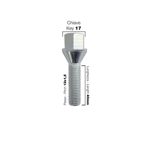 10 pernos ch.17 12x1.5 l.40mm - Product Image 2