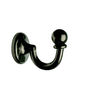 Wall Curved Curved Hook Retro Single Hole Round European Antique Coat Hook Curtain Accessory Handle - Product Image 4