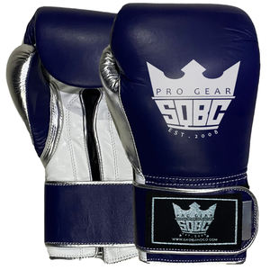 ถุงมือหนังสำหรับฝึกชกมวยถุงมือฝึกมวยไทย MMA แบบมืออาชีพดีไซน์ล่าสุด - Product Image 1