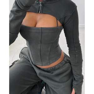 Ensemble de jogging en velours d'hiver pour femmes avec logo personnalisé imprimé, avec sweat-shirt à capuche et pantalon de survêtement pour l'exercice en hiver - Product Image 5