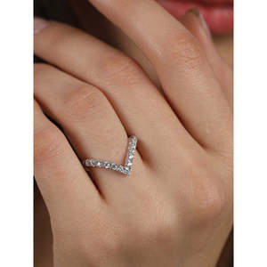 Anillos de Plata de Ley 925 de Primera Calidad para Mujer, Chapados en Rodio con Incrustaciones de Circonio, para Uso Diario, Anillo para Hombre - Product Image 4
