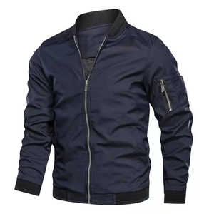 Logo personnalisé grande taille hommes veste mode décontracté matelassé imperméable moto universitaire vol bombardier manteau - Product Image 6
