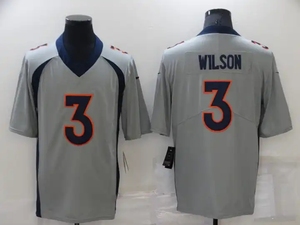 Boş <span class=keywords><strong>Rugby</strong></span> gömlek 3 Russell Wilson 2 Patrick Srutain II 33 Javonte Williams özel amerikan futbol topu <span class=keywords><strong>Denver</strong></span> <span class=keywords><strong>Broncos</strong></span> Jersey