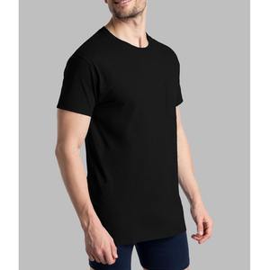 Concevez votre propre marque personnalisée T-shirt à manches courtes motif vintage tricoté 100% coton doux qualité de base T-shirts lourds - Product Image 6