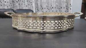 Ensemble de trois plateaux de service en acier inoxydable Design de fantaisie indienne plateau de service en acier inoxydable personnalisé fait à la main à un prix abordable - Product Image 2