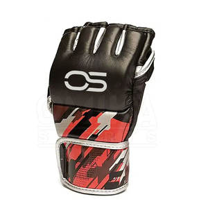 Nueva llegada profesional 8oz guantes deportivos cuero duradero medio dedo MMA guantes de boxeo logotipo personalizado 6oz empuñaduras impresas - Product Image 4