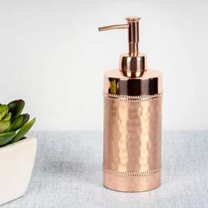 Dispensador de Jabón Líquido de Metal de Cobre Hecho a Mano para Uso en el Hogar, Hotel o Restaurante, Accesorios de Baño de Alta Venta - Product Image 3