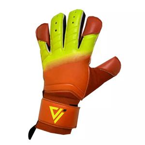 Gants de gardien de but professionnels personnalisables en latex allemand 4 mm, coupe négative, antidérapants, avec sangle de poignet réglable, légers et enroulables - Product Image 3
