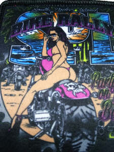 แผ่นรีดบนผ้าใบสำหรับ3D แบบระเหิดแผ่นปะ PU พร้อมเลื่อมสำหรับเสื้อผ้าและหมวกเทคนิคการพิมพ์ - Product Image 5