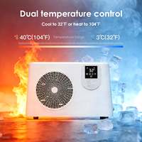 Enfriador Ultra Chiller AMBOHR de 1HP para Agua Fría y Refrigeración por Aire R410A con Compresor de Motor de 220V para Uso Doméstico