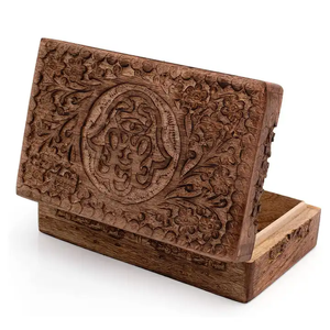 Best Handcrafted Painted <b>Wooden</b> Floral Box for Customized Jewelry <b>Storage</b> & Gift Sake <b>Boxes</b> Decoration - Product Image 3