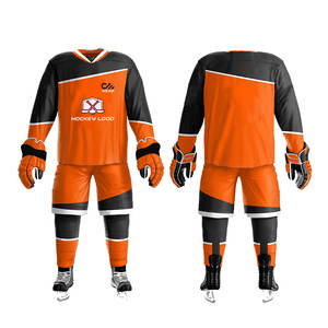 Uniforme de hockey sobre hielo 100% poliéster ropa deportiva equipo Jersey uniforme de hockey sobre hielo de alta calidad - Product Image 1