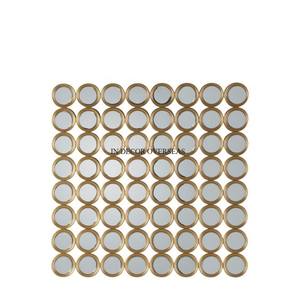 Gold Plated Heavy Duty Metal Made Unique Designer Framed Home And Hotel Decoration <b>Wall</b> <b>Mirror</b> From Indian Supplier In Low Price - Product Image 1