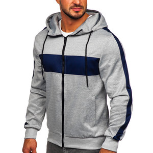 เสื้อฮู้ดมีซิปสำหรับผู้ชายผ้าคอตตอนทรงโอเวอร์ไซส์ไซส์ออกแบบโลโก้ได้ตามต้องการสำหรับฤดูหนาว - Product Image 3