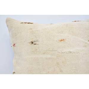 28x28 pulgadas Beige Toile Patchwork Lana Almohada Estilo Kantha Cojín con técnica tejida y patrón vintage - Product Image 2