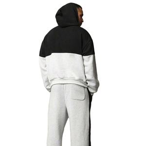 ชุดวอร์มผ้าฟลีซสำหรับผู้ชายชุดวอร์มสองชิ้นเสื้อแจ็กเก็ตชุดวิ่งออกกำลังกายแบบมีซิปสำหรับผู้ชาย - Product Image 2