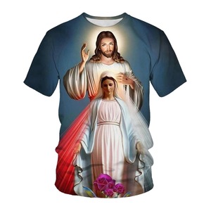 Top Trending Christian T Shirts Nuevo estilo Camiseta cristiana de algodón para hombres Venta al por mayor Nuevo Pakistán Manga corta para hombres - Product Image 3