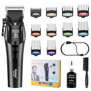 Cortadora de Pelo Profesional Inalámbrica para Hombre, 5 Velocidades Ajustables, Pantalla LED, Cuchilla DLC, Regalos, Batería USB - Product Image 2