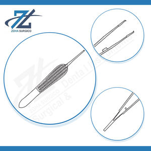 Pinces à suture cornéenne St Martin 1-2 dents 89 mm de long, travail fin, manuel, acier inoxydable chirurgical, instruments certifiés CE - Product Image 4