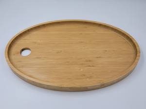 Bandeja de Servir Ovalada de Bambú de Alta Calidad, Ecológica, Hecha a Mano, Duradera, Fácil de Limpiar, Acabado Pintado de Grado Comercial, 37x24.5x2.5 cm - Product Image 5