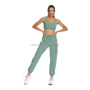 กางเกงกีฬาขาสั้นเอวสูงทรงหลวมยืดหยุ่นระบายอากาศได้ดี - Product Image 6
