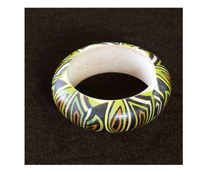 Bracelet imprimé en bois d'acacia Meilleurs produits Antique Best Design bangles bracelet artisanat bijoux en bois Offre Spéciale - Product Image 4