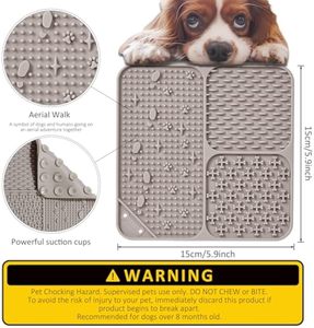 Silicone licking mat for pets enrichment <b>feeder</b> pad keeps dogs and <b>cats</b> engaged improves digestion durable safe - Product Image 2