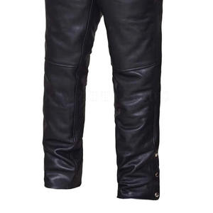 Pakistán hizo precio barato Color contraste Gay cuero pantalón alta calidad cómodo pantalón para Gay cuero - Product Image 6