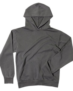 Custom Sunfade Solid 100% Cotton Vintage Wash Oversized Regular <b>Pullover</b> Hoodie for <b>Men</b> - Product Image 3