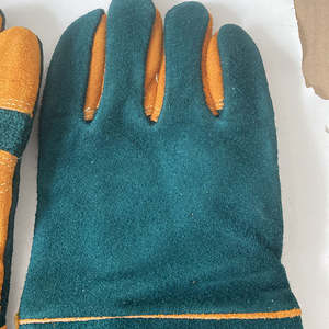 ถุงมือหนังป้องกันการกัดสำหรับสัตว์เลี้ยงขนาด60ซม. 45ซม. ข้อมือถักหนา7ออนซ์ฉนวนกันความร้อนมือกันการฉีกขาดกันรอยขีดข่วน - Product Image 2