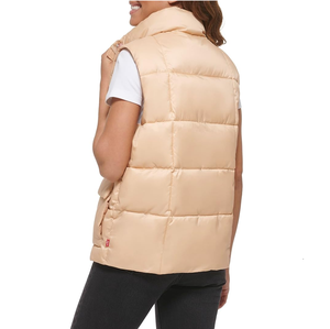 Offre Spéciale décontracté femmes respirant rembourrage veste solide sans manches conception hiver rembourré veste pour l'automne personnalisé OEM Service - Product Image 2