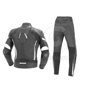 Traje de motorista de 2 piezas transpirable y protector de cuero/textil duradero al por mayor y OEM disponible - Product Image 2