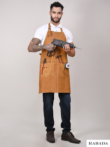 ผ้ากันเปื้อนสำหรับเชฟร้านอาหารและคาเฟ่ผ้ากันเปื้อนแบบปรับได้ - Product Image 4