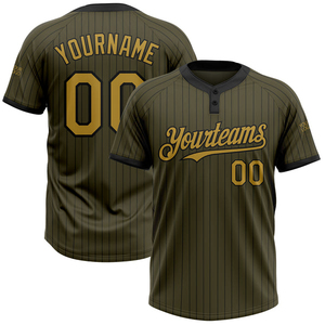 Maillot de baseball à fines rayures nom d'équipe personnalisé et couture numéro respirant Polyester Softball et équipe de baseball porter uniforme - Product Image 6